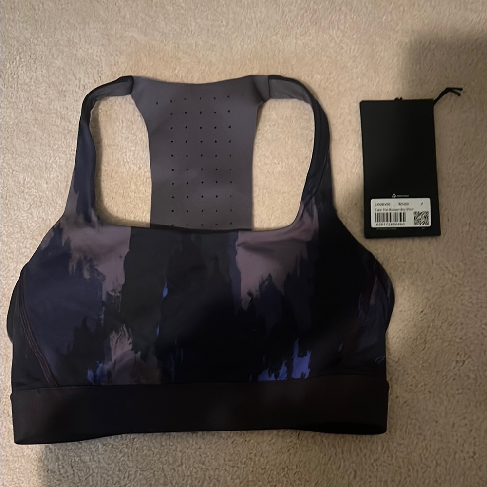Lululemon Take The Moment Black Sports Bra